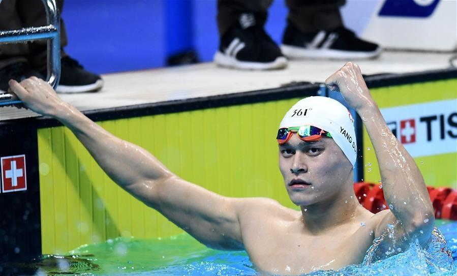 Sun Yang adds 800m freestyle Asian Games title in game record time