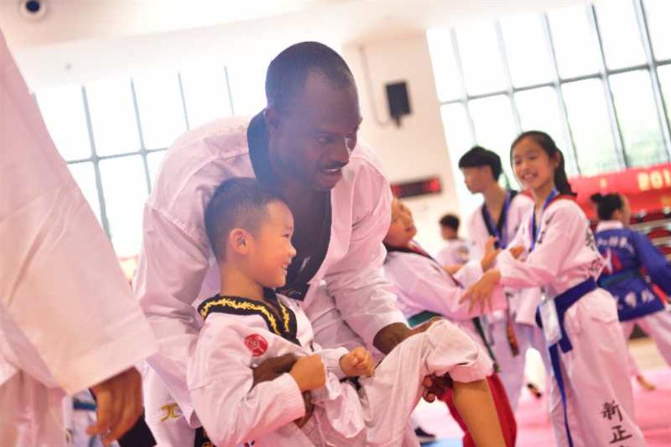 Taekwondo draws crowds