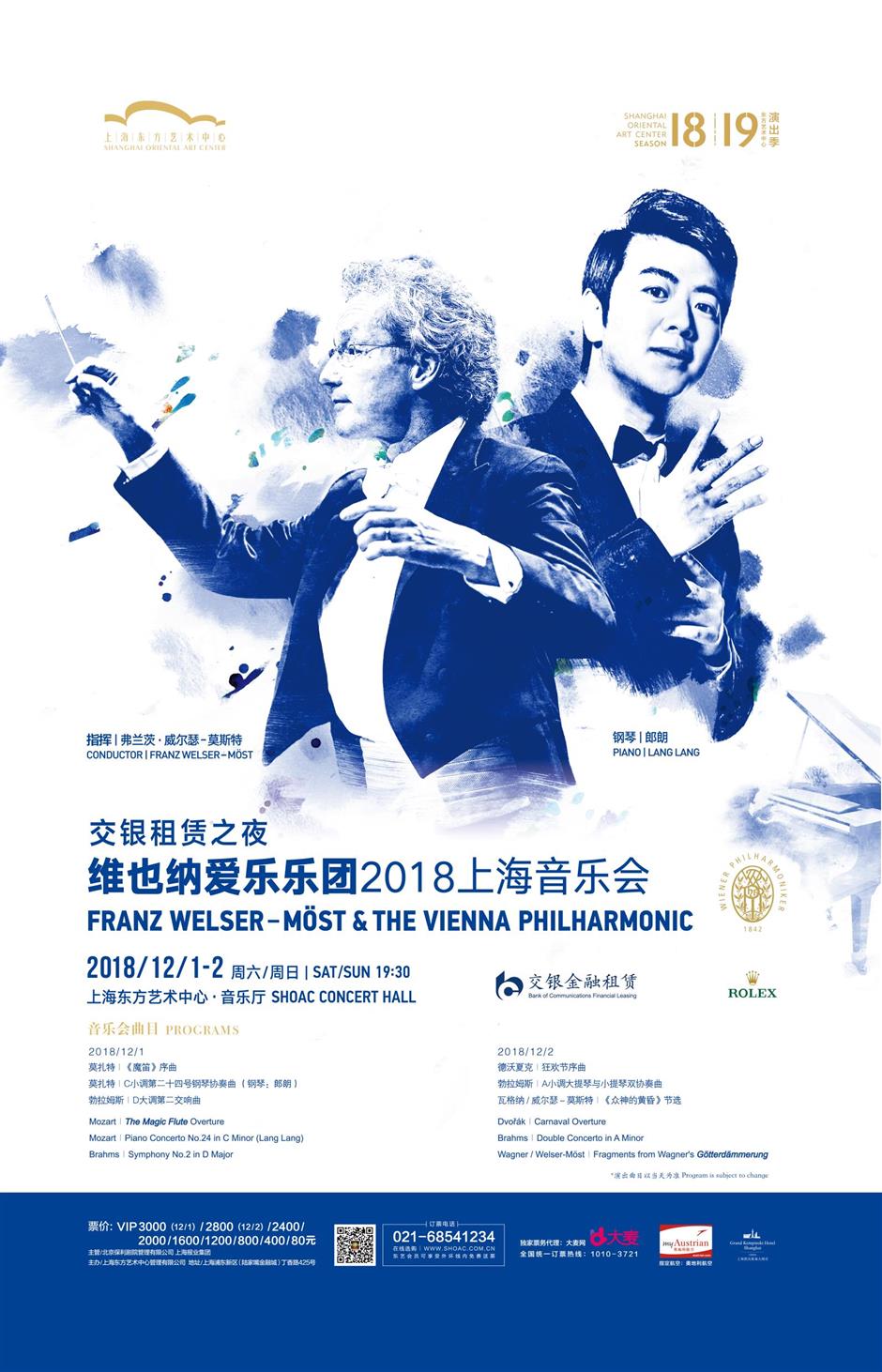 Vienna Philharmonic to perform for local music lovers