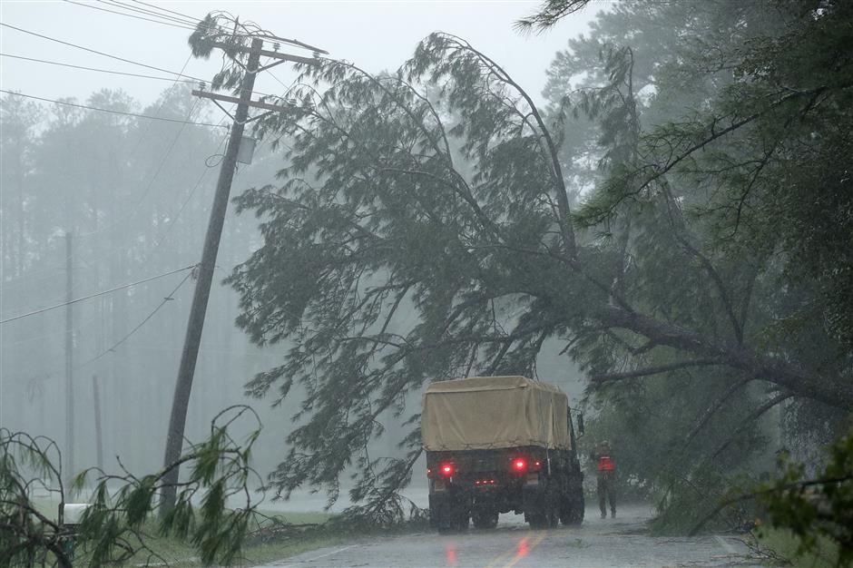 5 killed in US East Coast as Hurricane Florence weakening to tropical storm