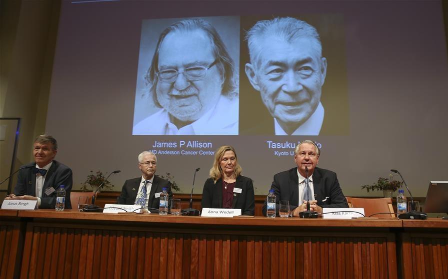 Two scientists share 2018 Nobel Prize in Physiology or Medicine