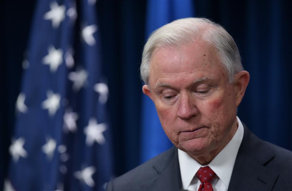 Jeff Sessions steps down as US attorney general at Trump's request