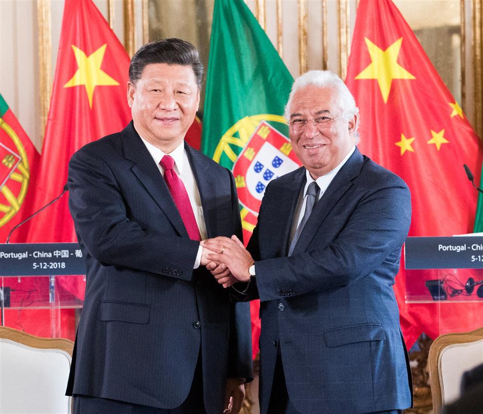 China, Portugal pledge to jointly push forward construction of Belt and Road