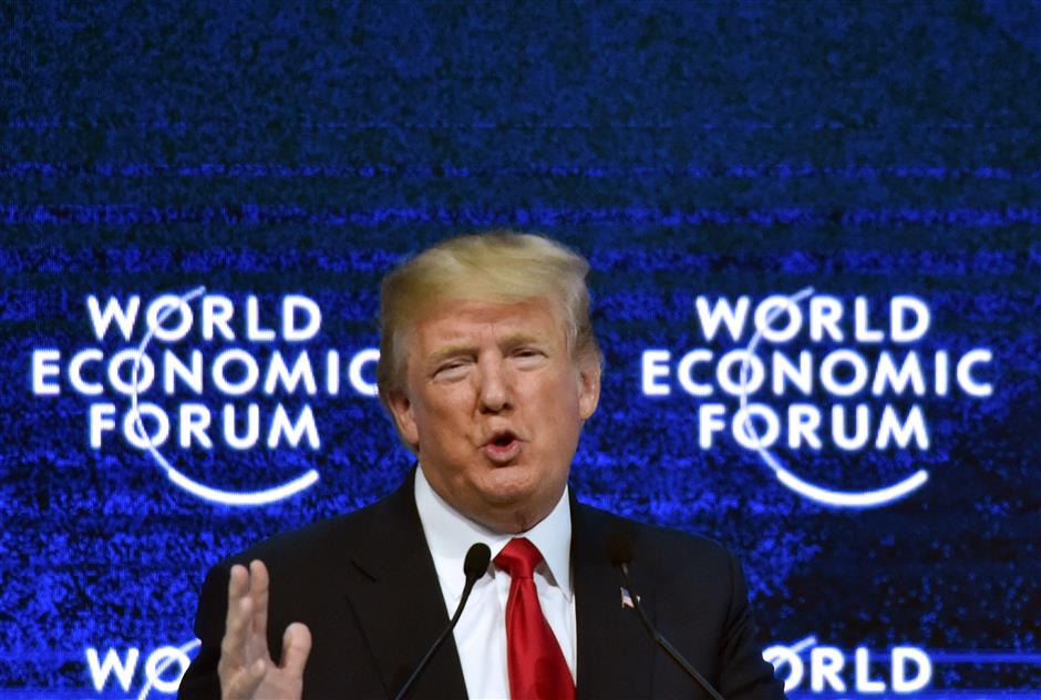 Trump cancels Davos trip as gov't shutdown continues