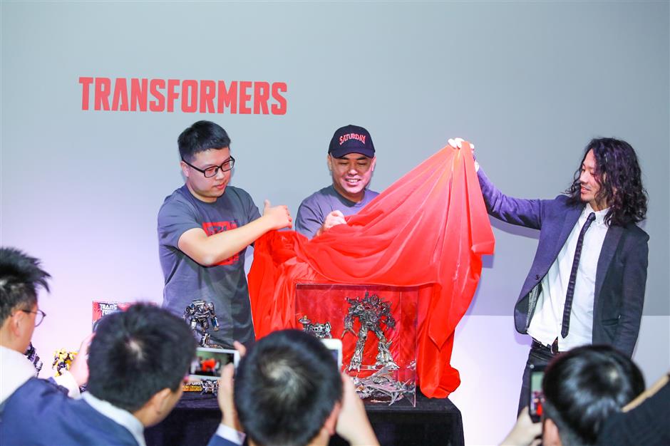 Hasbro unveils new Transformers designs in China