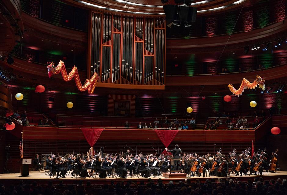 Shanghai, Philadelphia orchestras in tune with Chinese New Year concert