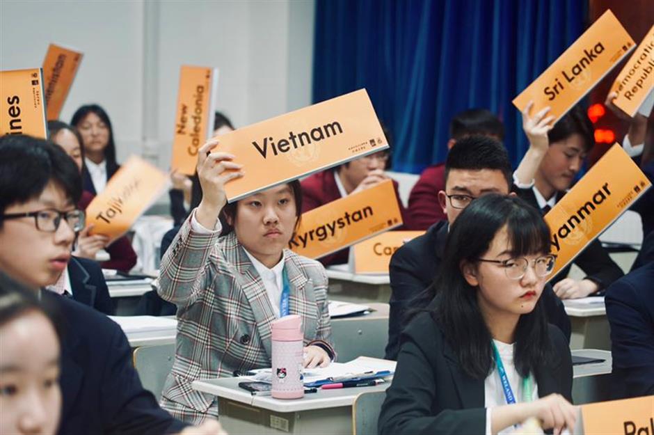 Prestigious Model UN event hosted in Shanghai