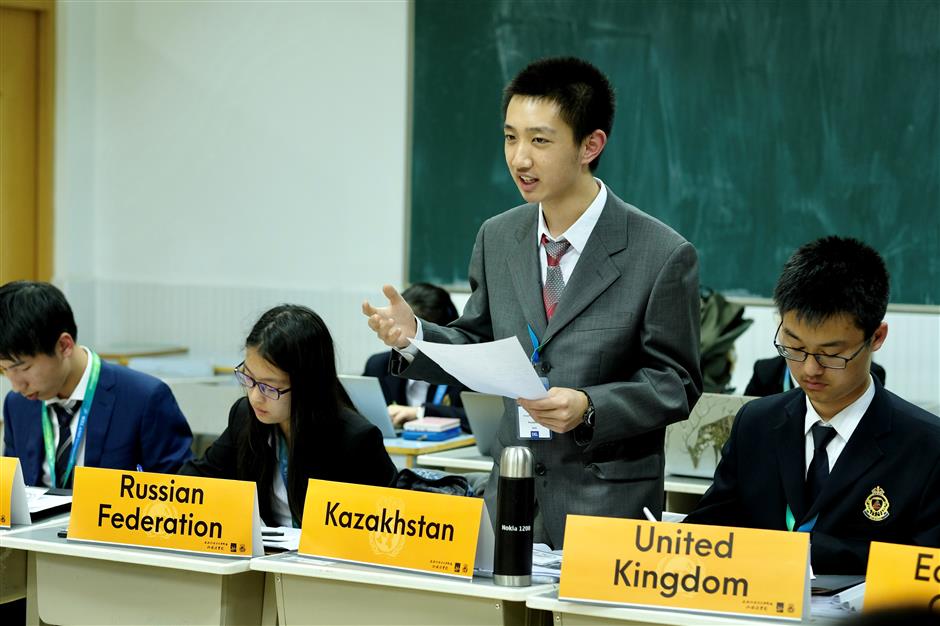 Prestigious Model UN event hosted in Shanghai