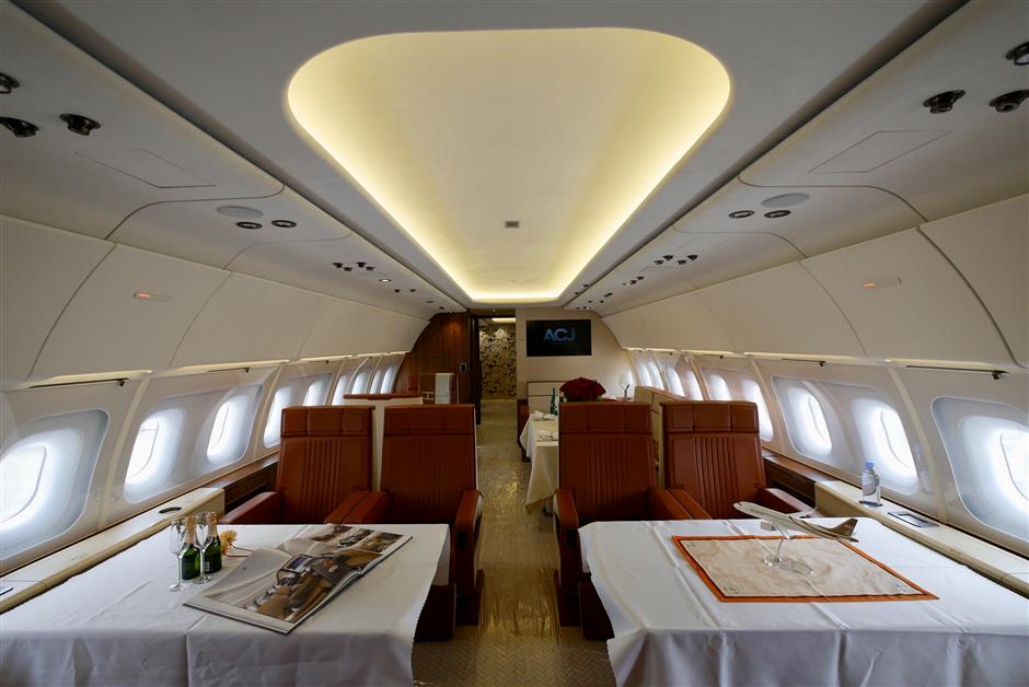 China-developed business jet debuts in Shanghai