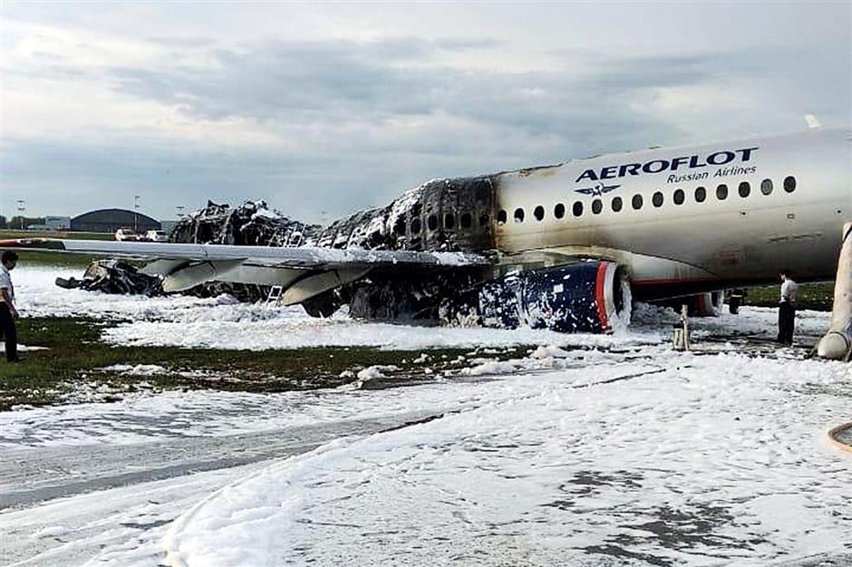 Russia refuses to ground Superjets after accident kills 41 in Moscow