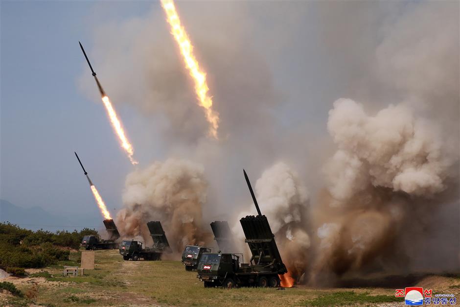 S. Korea sees DPRK's short-range projectile launches as live-fire exercise