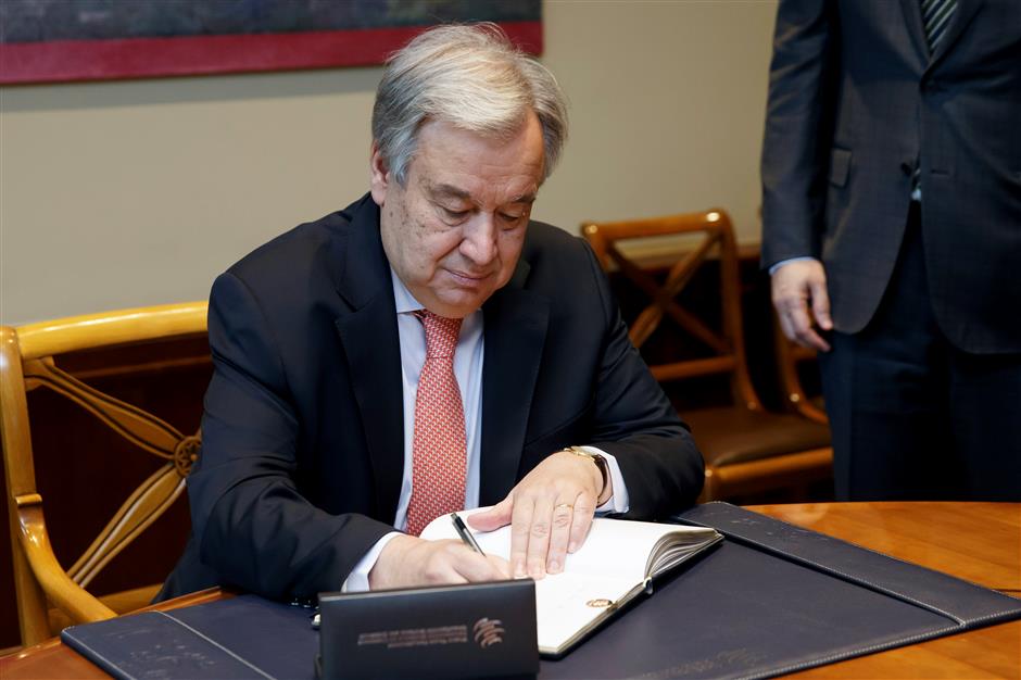 Global trade tensions a setback on sustainable development: UN chief