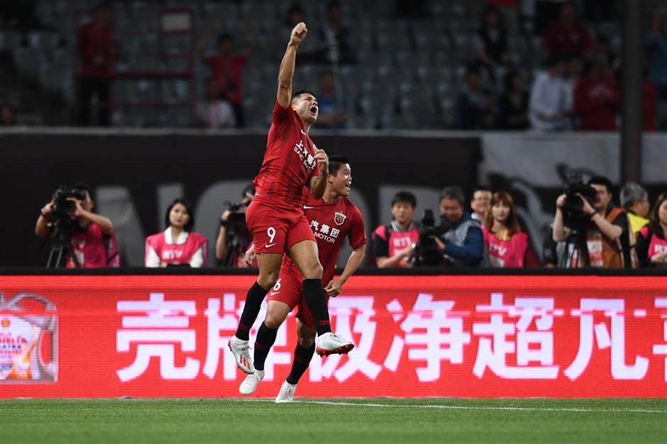 10-man SIPG sees off Shandong amid VAR drama