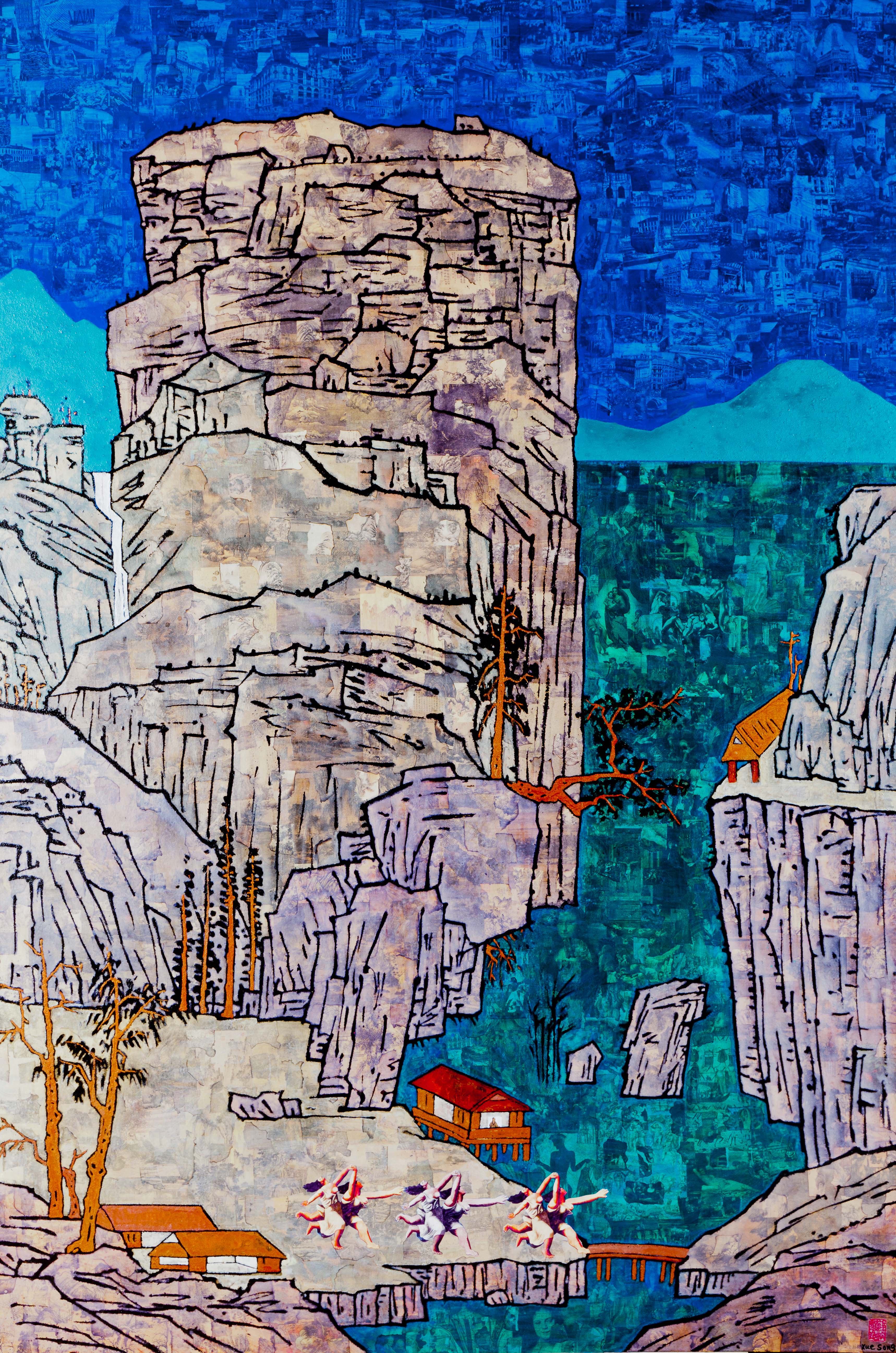 an artist with a burning passion for written text