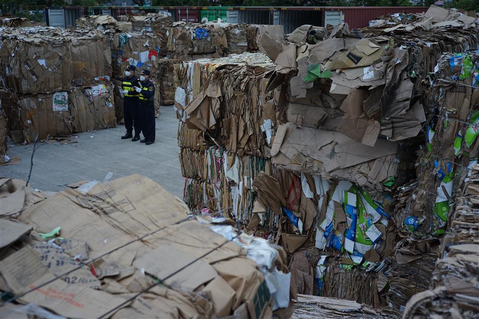 Blue is the sky as customs goes after solid waste