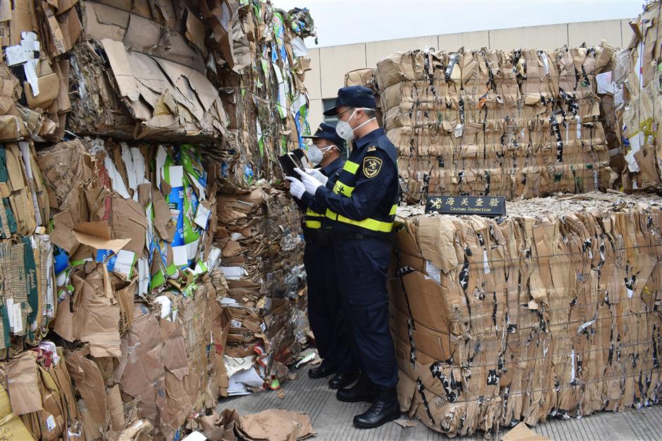 Blue is the sky as customs goes after solid waste