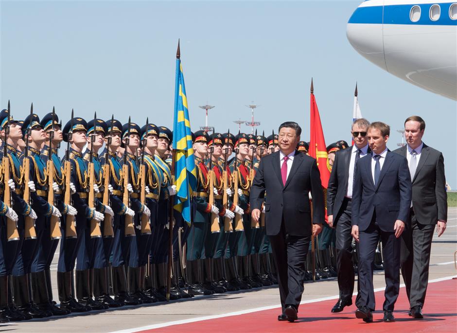 Chinese president arrives in Moscow for state visit to Russia