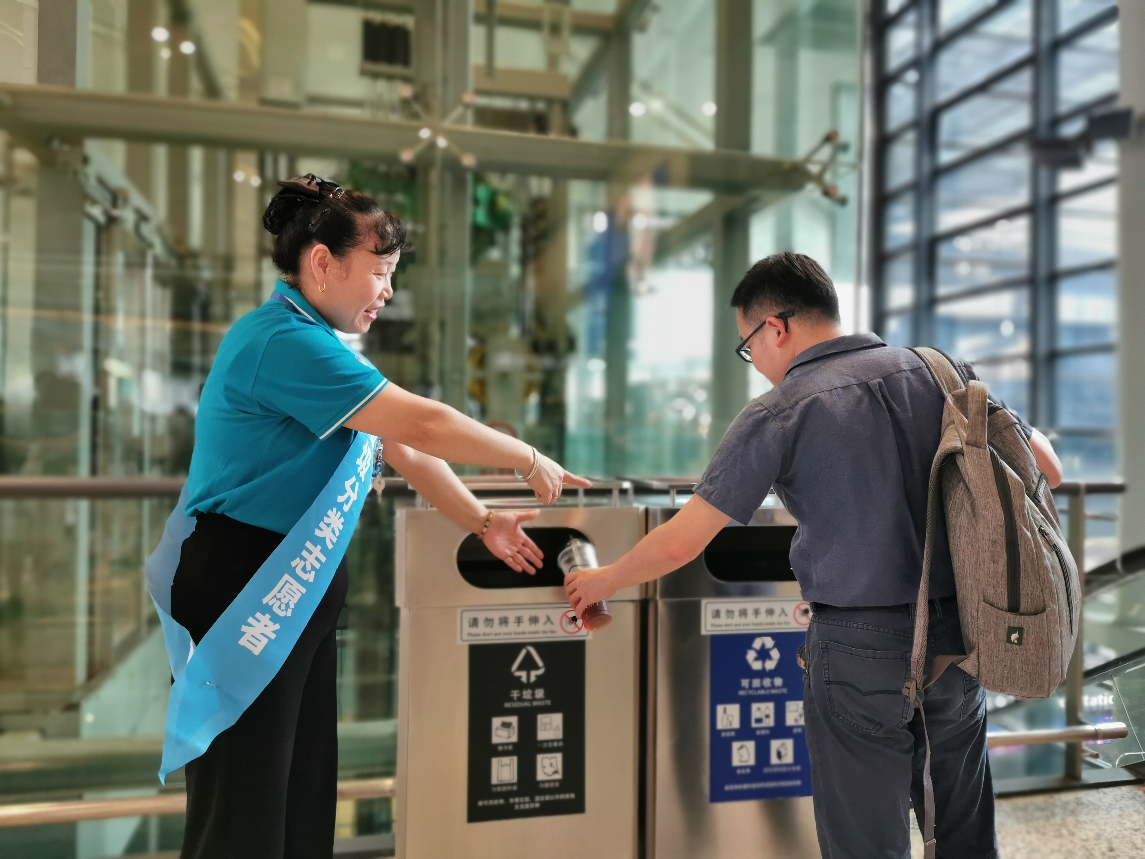 city airports begin implementing garbage sorting