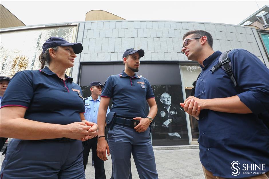 Italian police in Shanghai: It's a safe city