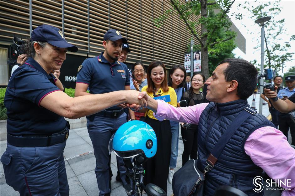 Italian police in Shanghai: It's a safe city