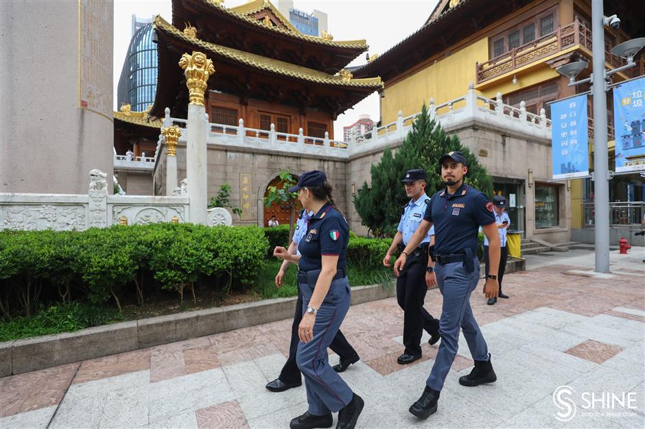 Italian police in Shanghai: It's a safe city