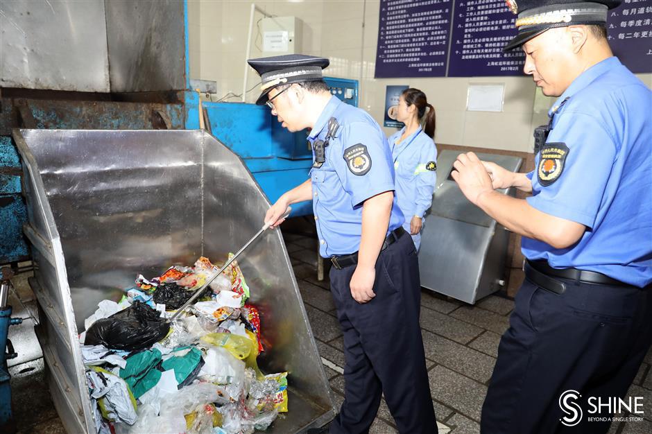 Fines for failure to sort trash