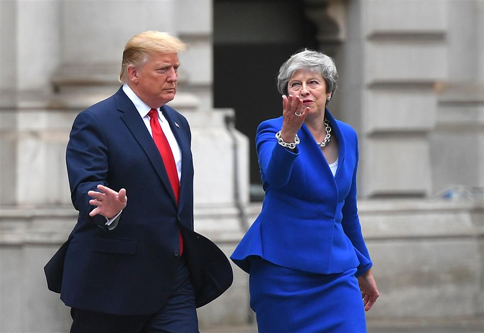 Trump furious with May, UK envoy