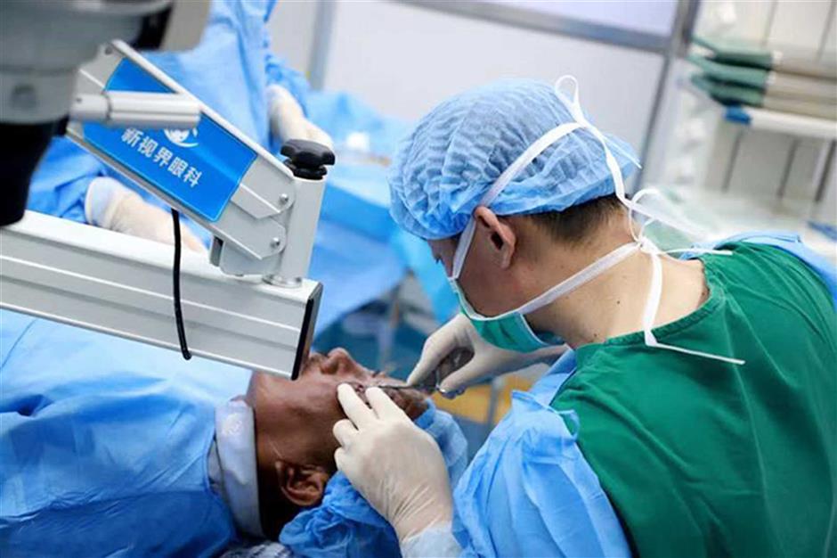 Shanghai eye doctors help Tibetans