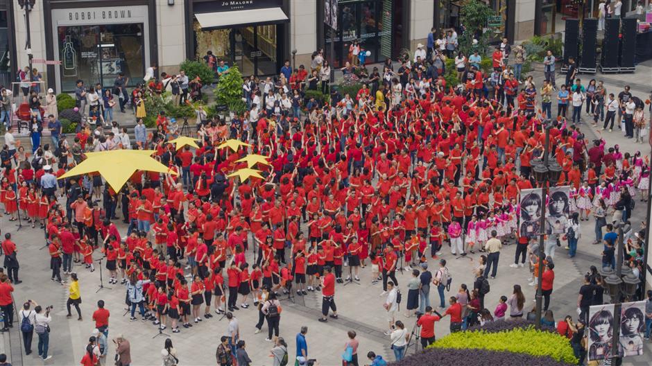 Red-letter day elicits flags, music