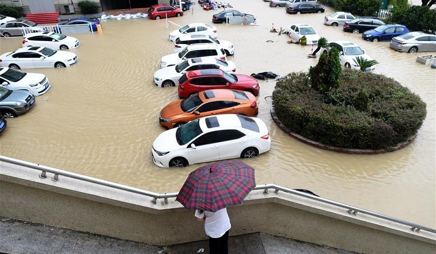 China issues orange alert as Typhoon Lekima lands