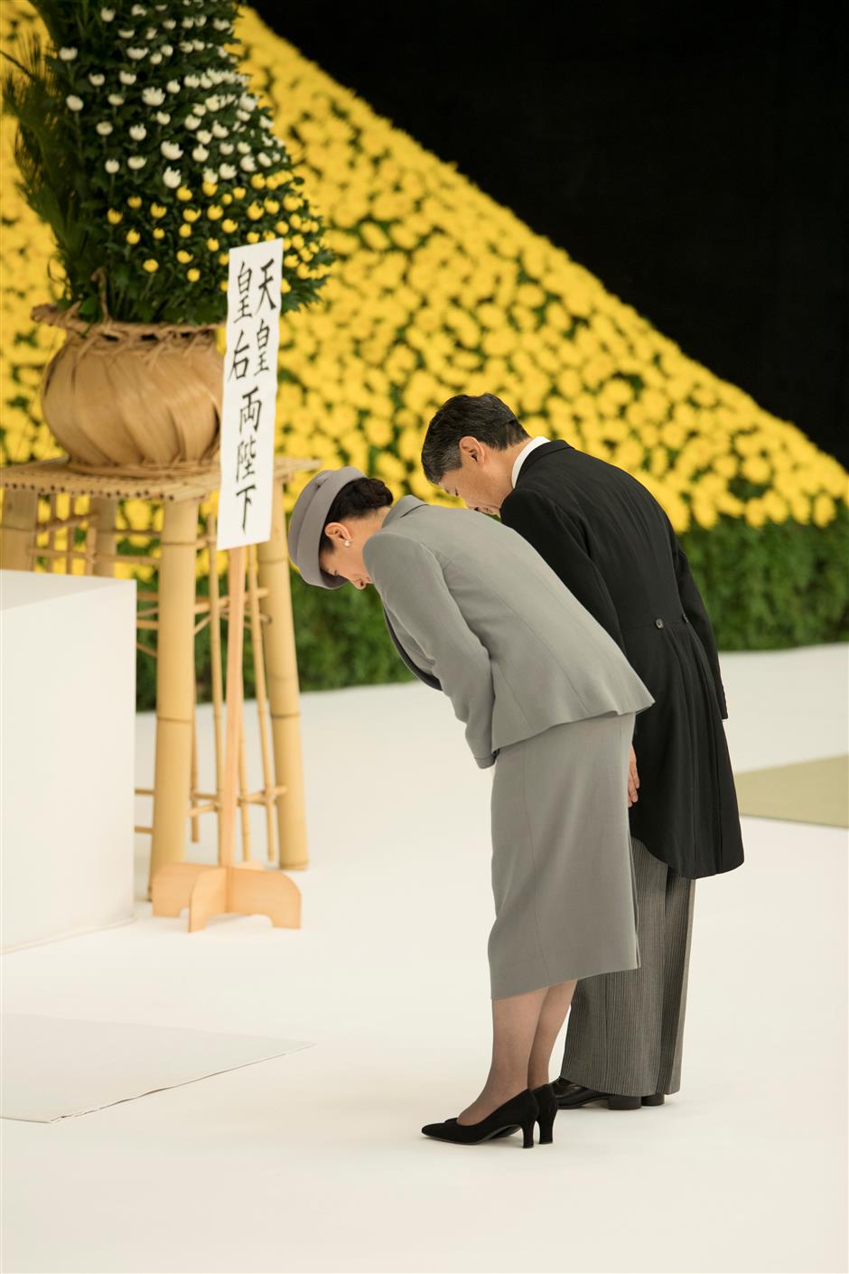 Japan's new Emperor expresses 'deep remorse' over Japan's wartime acts on anniversary of WWII surrender