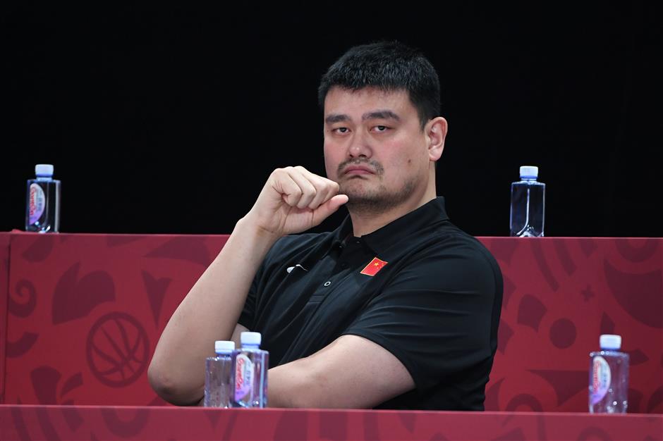 Yao accepts blame for China's World Cup, Olympic setbacks