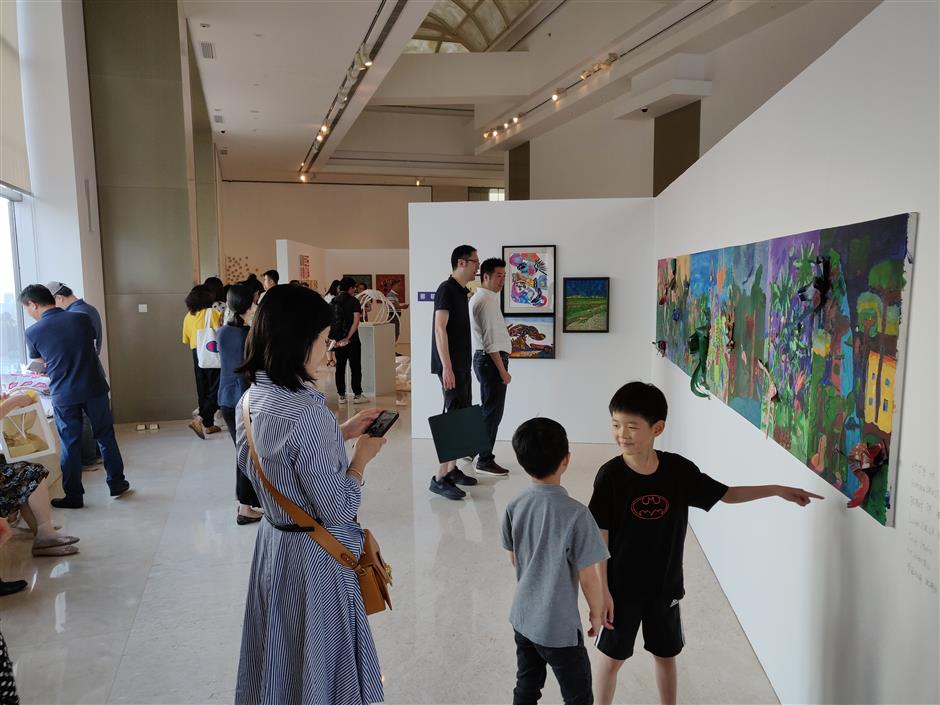 Exhibition showcases young artists with disabilities