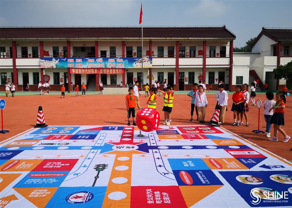 Road safety class for kids