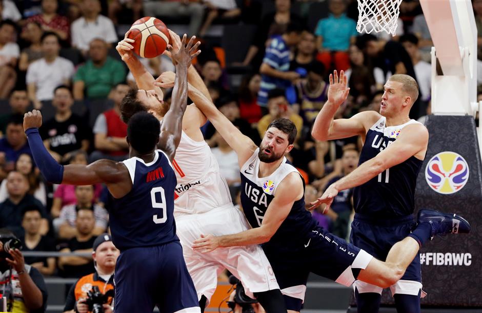 US hoops clinch worst big-tourney finish, fall to Serbia