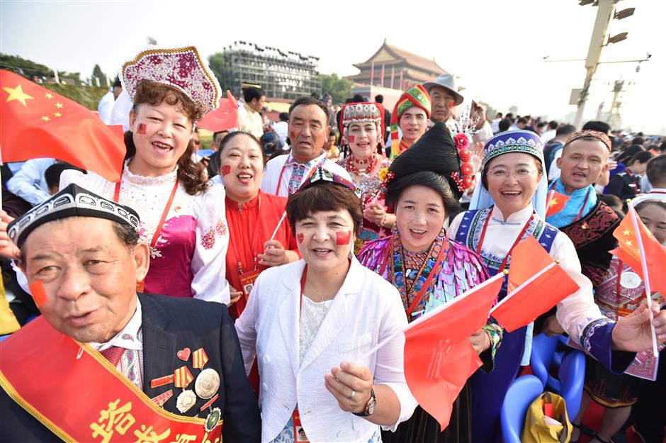 Over 100,000 participants gather in Beijing for National Day parade, pageantry