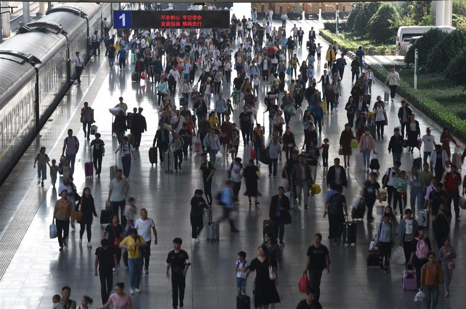 China reports record National Day railway passenger trips