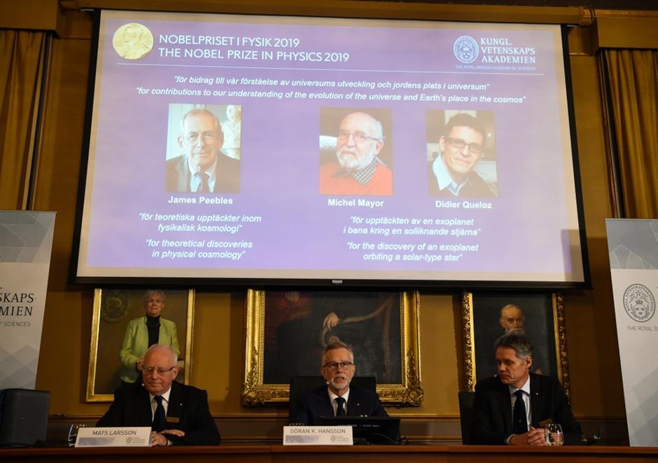 Nobel Physics Prize honors dark matter and exoplanets