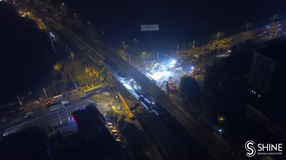 3 killed, 2 injured as elevated road collapses in Wuxi