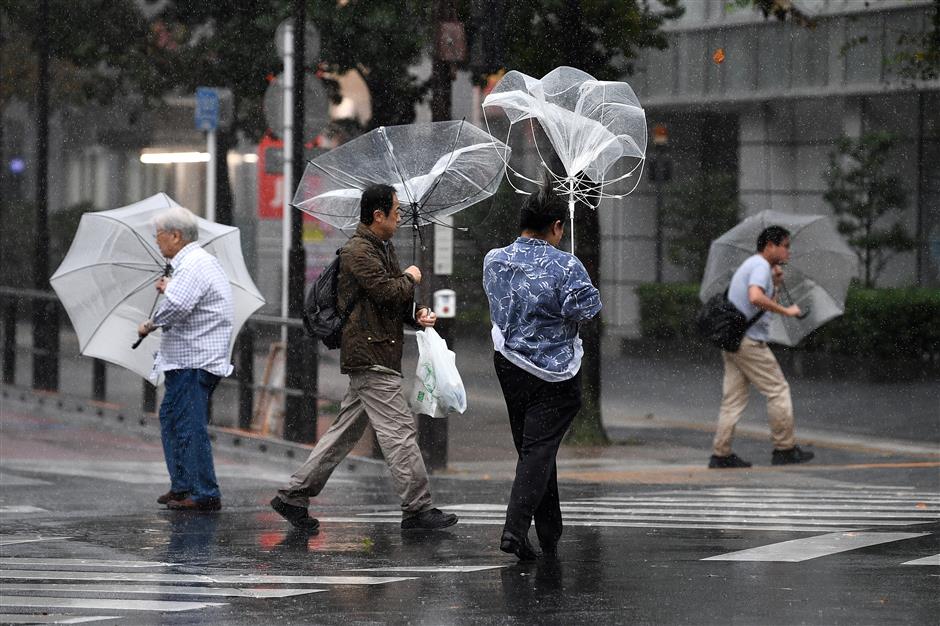 Japan on highest alert as major typhoon expected to hit Tokyo area