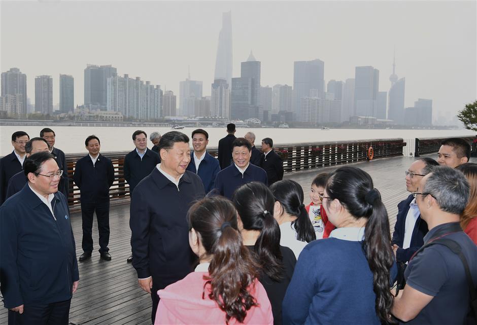 President Xi inspects Shanghai, stressing efforts to improve governance of modern metropolises