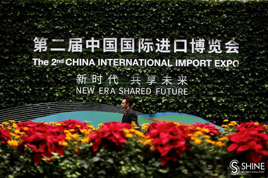 1st day of import expo through Shanghai Daily lenses