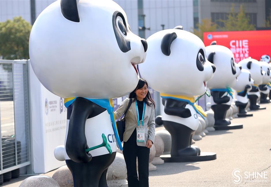 1st day of import expo through Shanghai Daily lenses