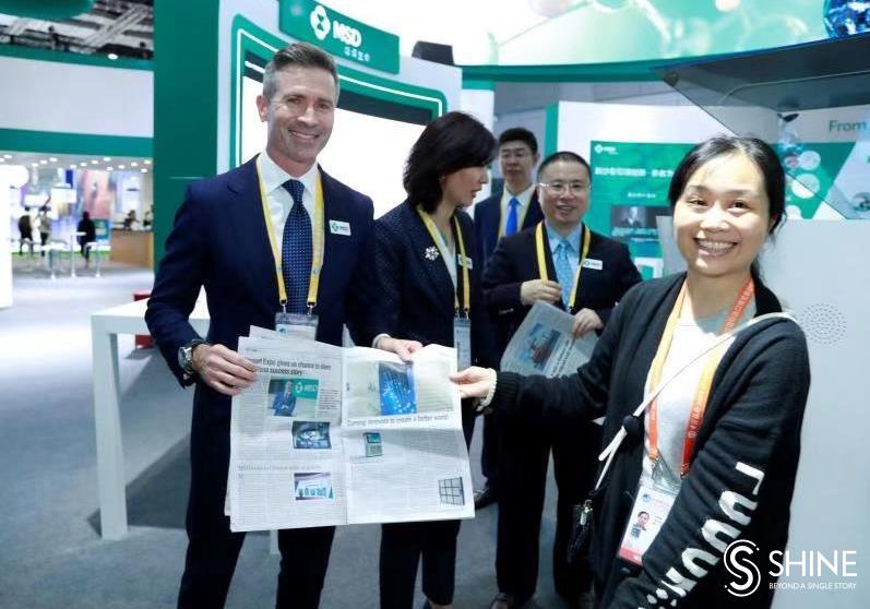 Happy Journalists' Day: day 4 of CIIE through Shanghai Daily's lens