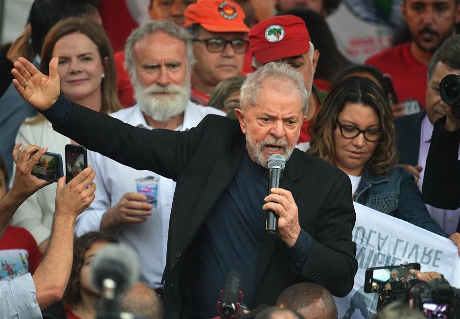 Brazil's ex-president Lula released from prison