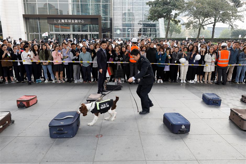 Fire drill in city's 2nd tallest building