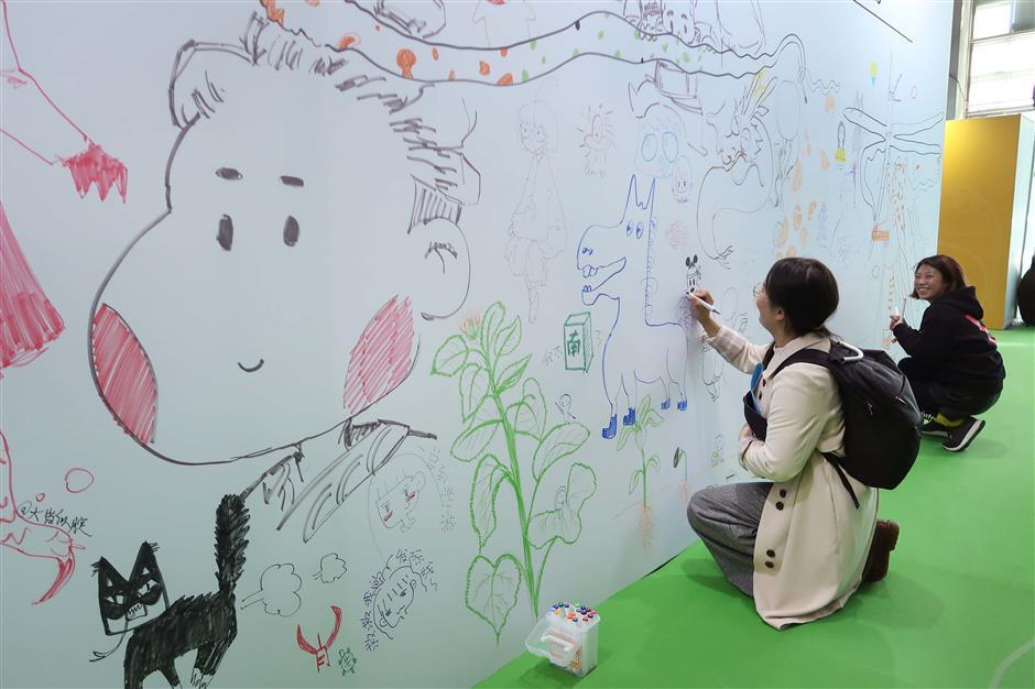 Serious reading going on at CCBF