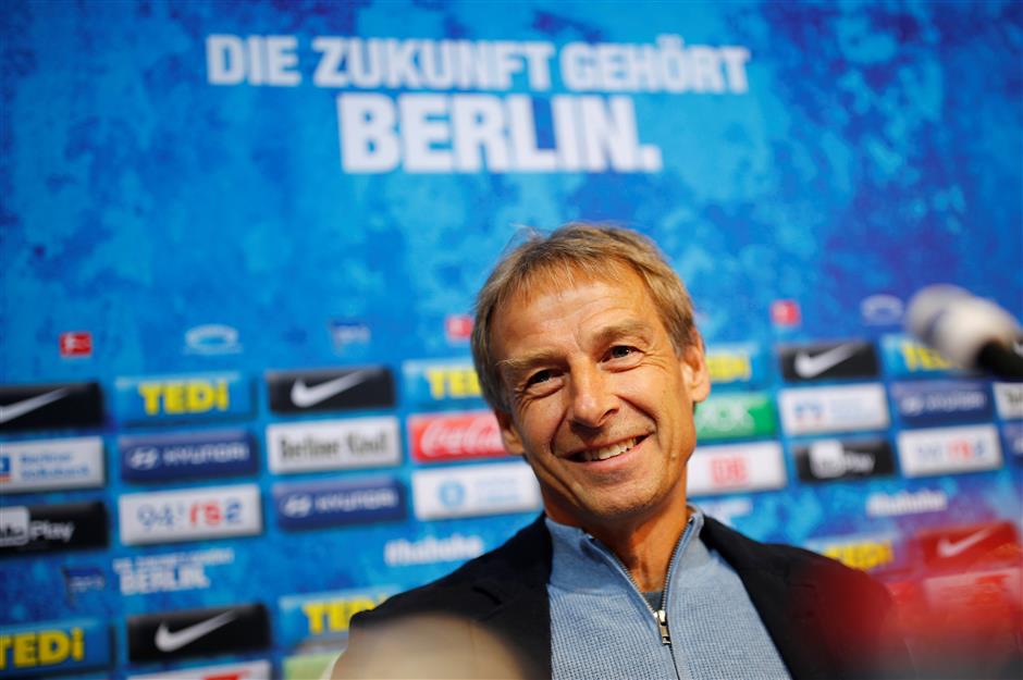 Is Klinsmann Hertha's ticket to football's top class?