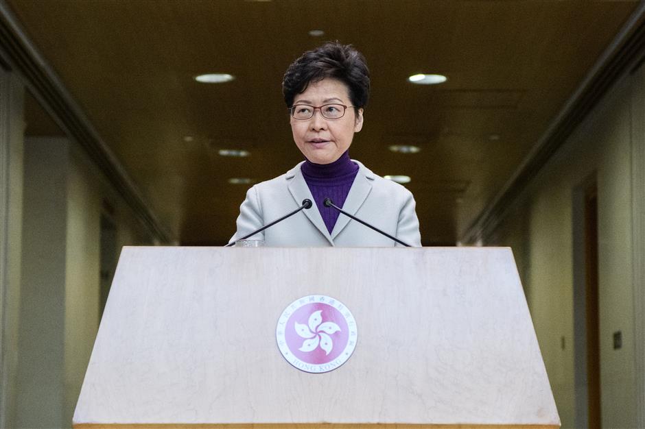 US act on Hong Kong 'completely unnecessary, unjustifiable': HKSAR chief executive