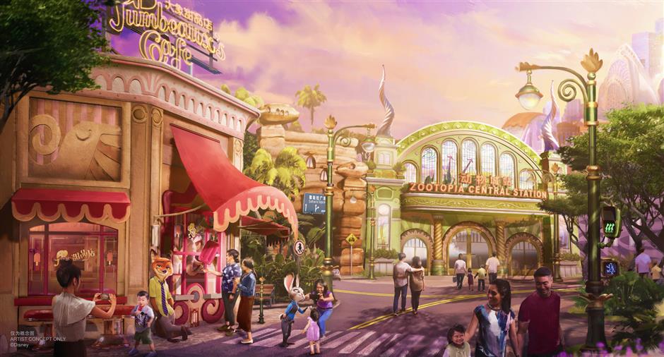 Zootopia takes shape at Shanghai Disneyland